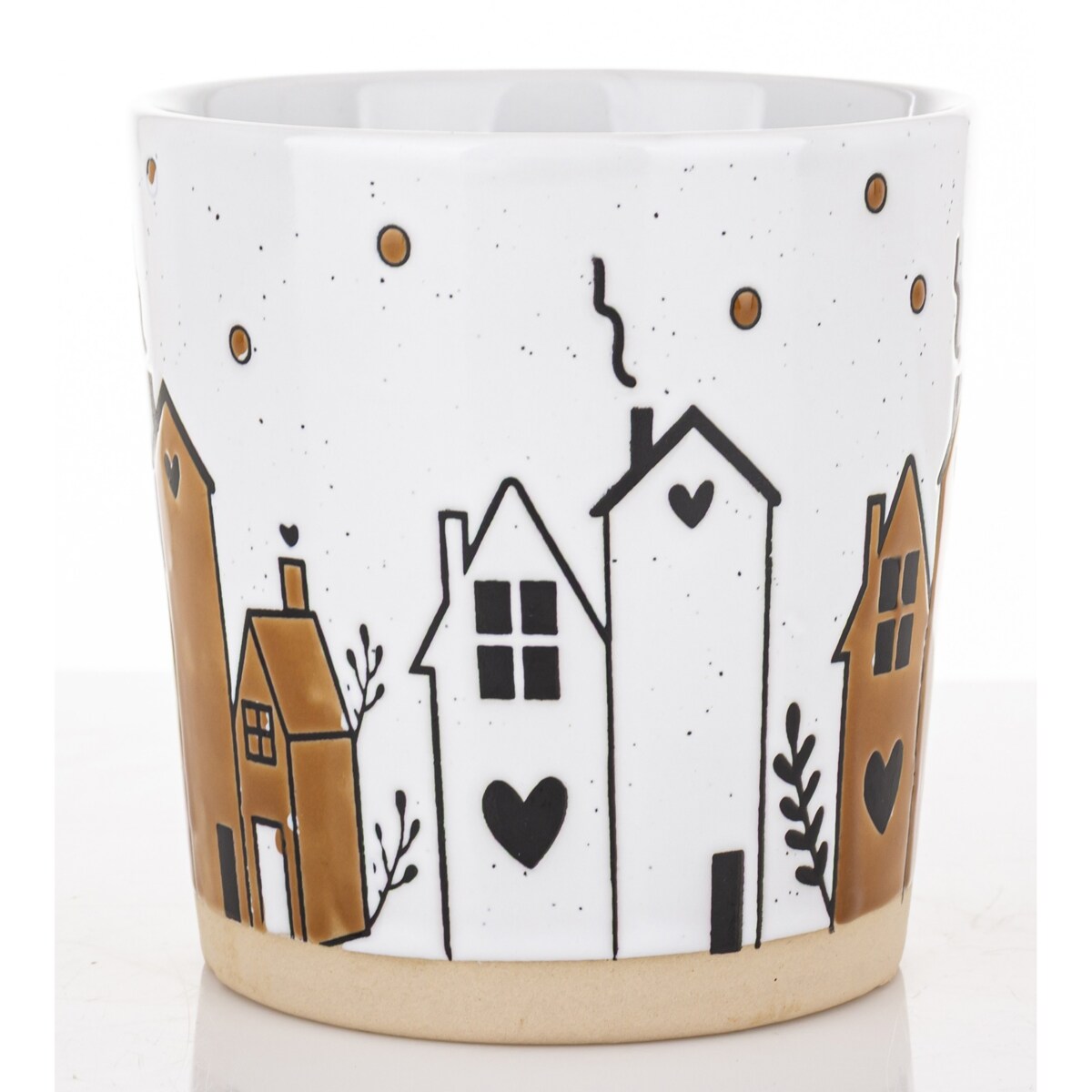 Kubek kamionkowy w pudełku 460 ml CITTA 10,5x14x10 cm