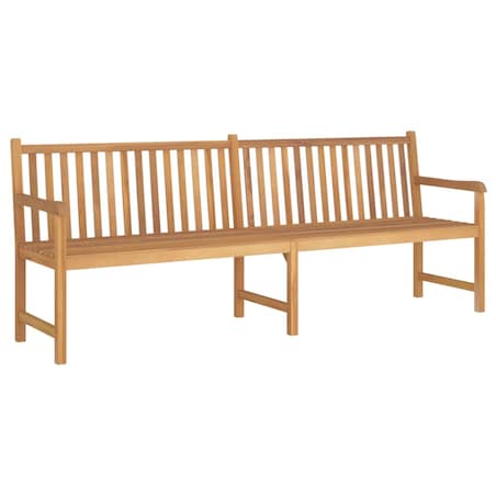 vidaXL Ławka ogrodowa, 228 cm, lite drewno tekowe