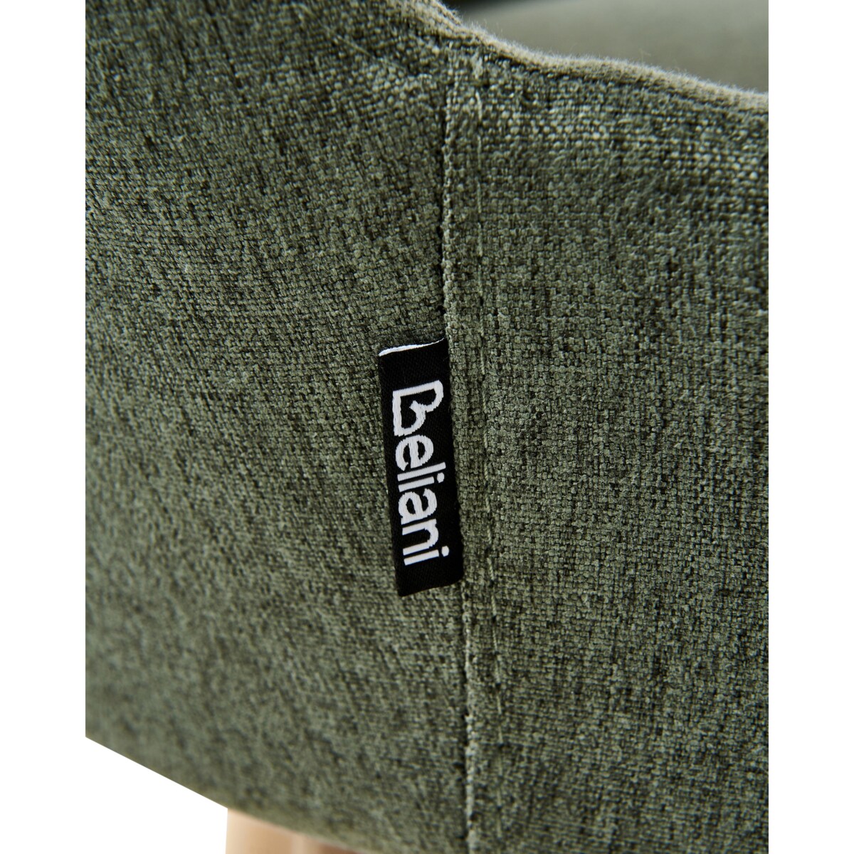 Zestaw 2 krzeseł do jadalni MELFORT Ciemnozielony