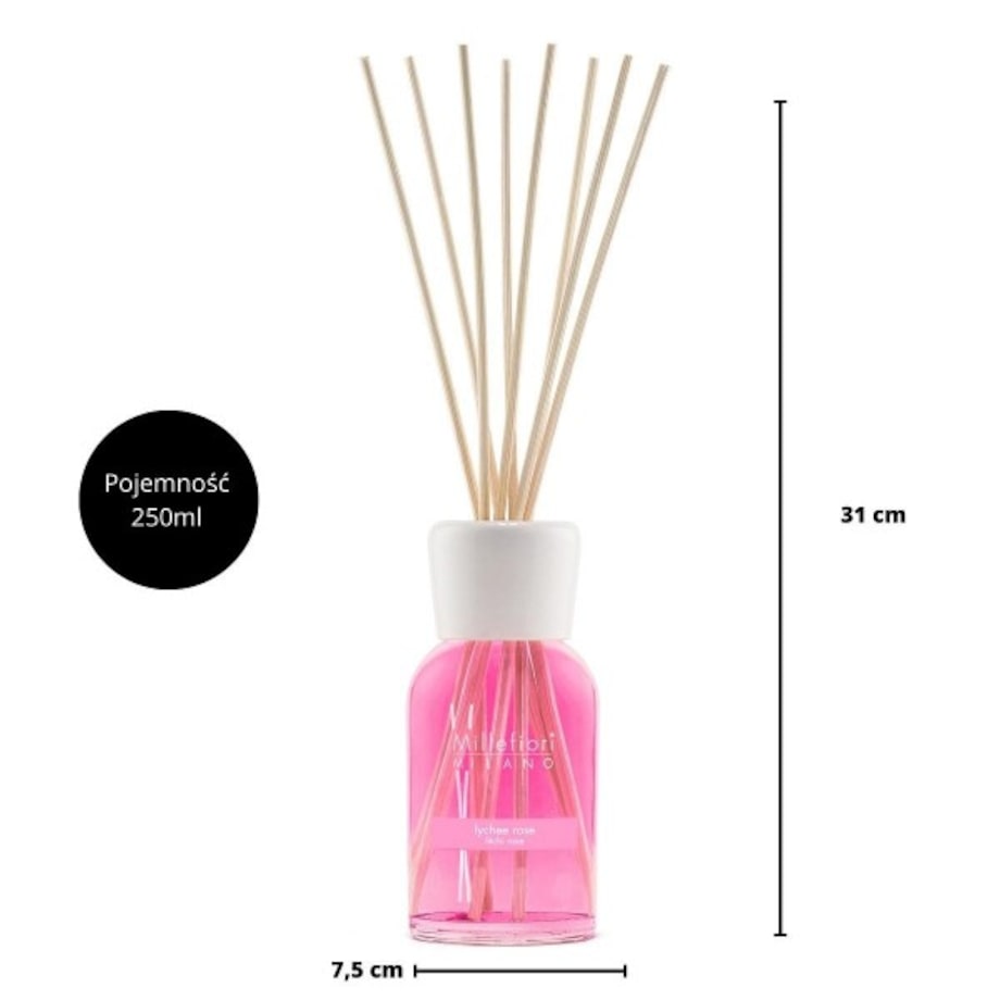 Millefiori pałeczki 250ml LYCHEE ROSE