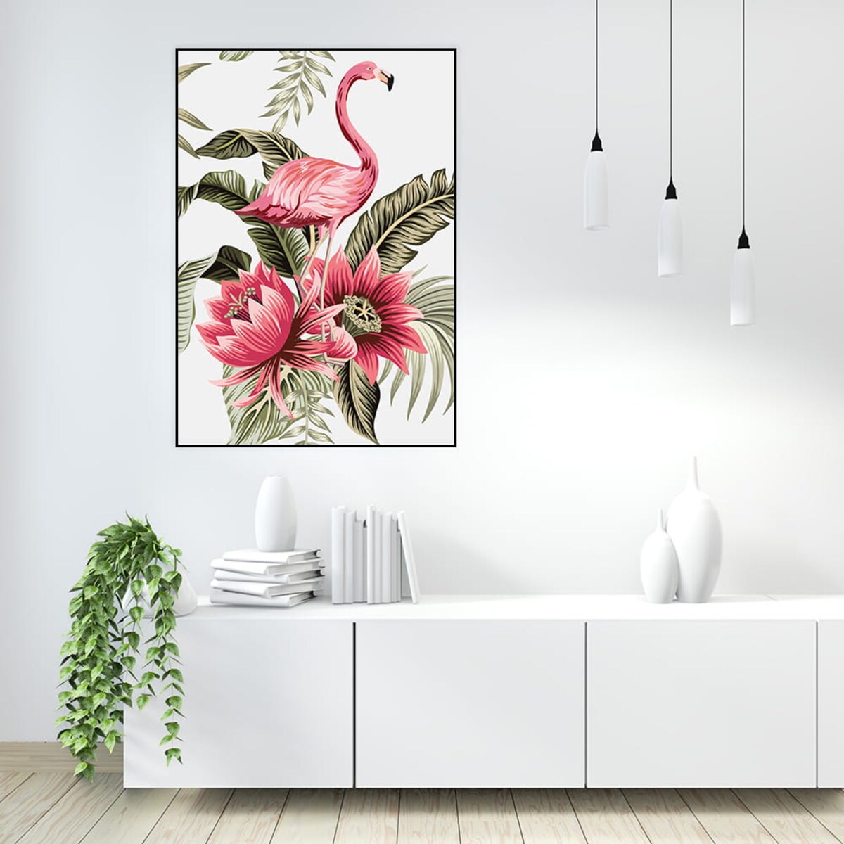 plakat flamingo graphic no 1 30x40 cm