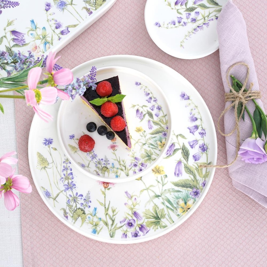 VILLA ITALIA Talerzyk deserowy 15 cm porcelanowy VIOLA