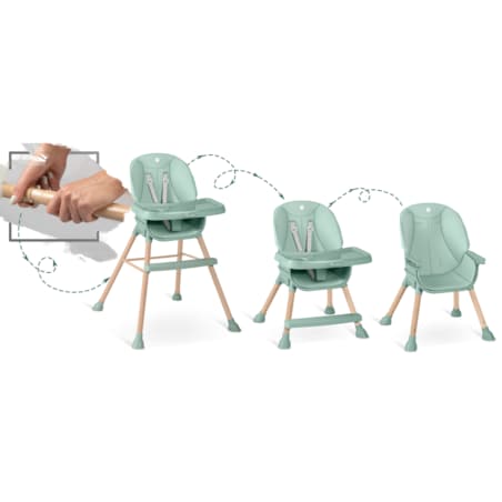 Krzesełko do karmienia dla dzieci regulowane fotelik Nukido