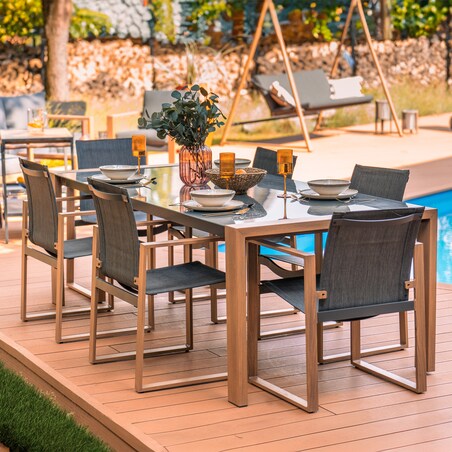 ZESTAW MEBLI JADALNIANYCH DUISBURG DLA 8 OSÓB