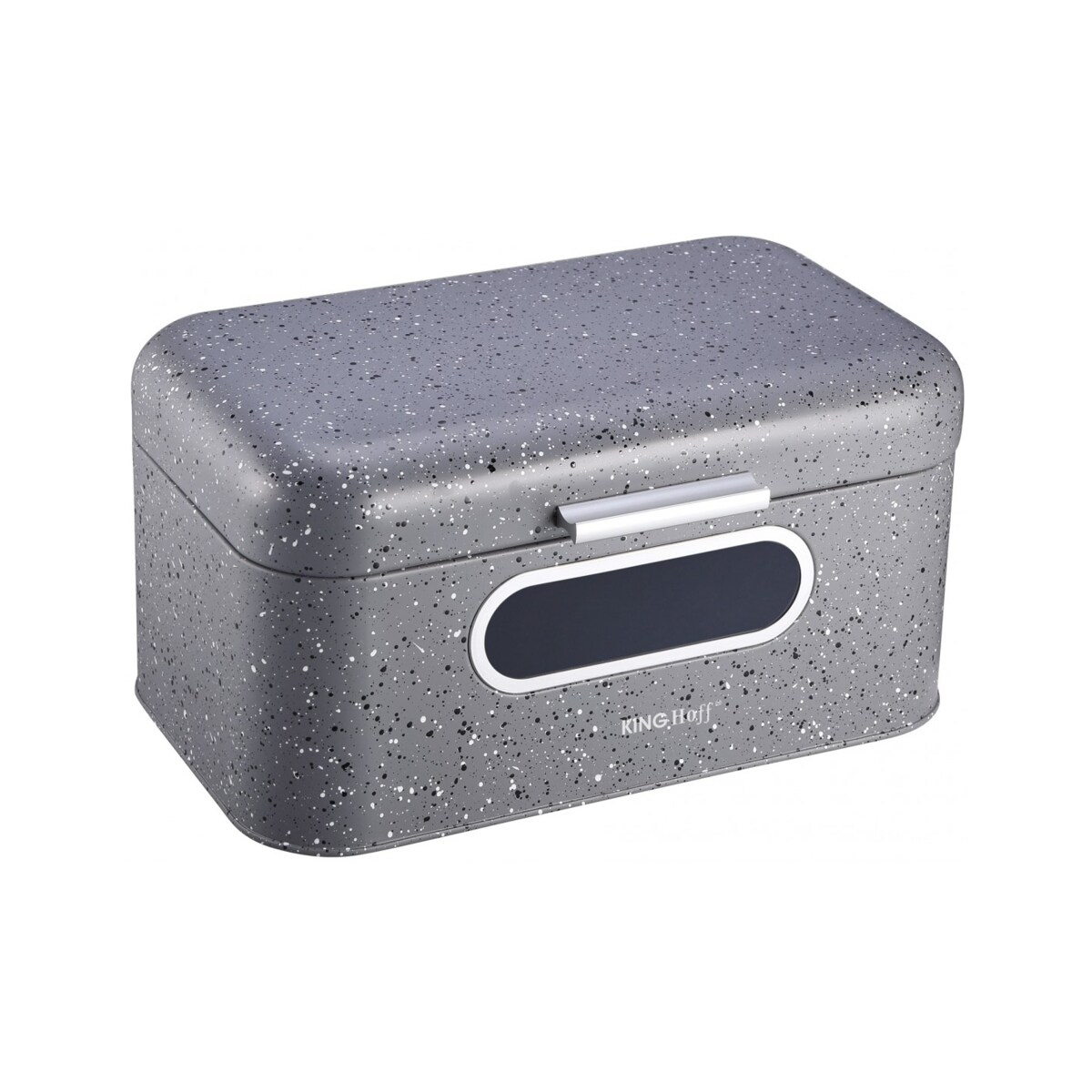 Chlebak stalowy marmurek szary KINGHOFF