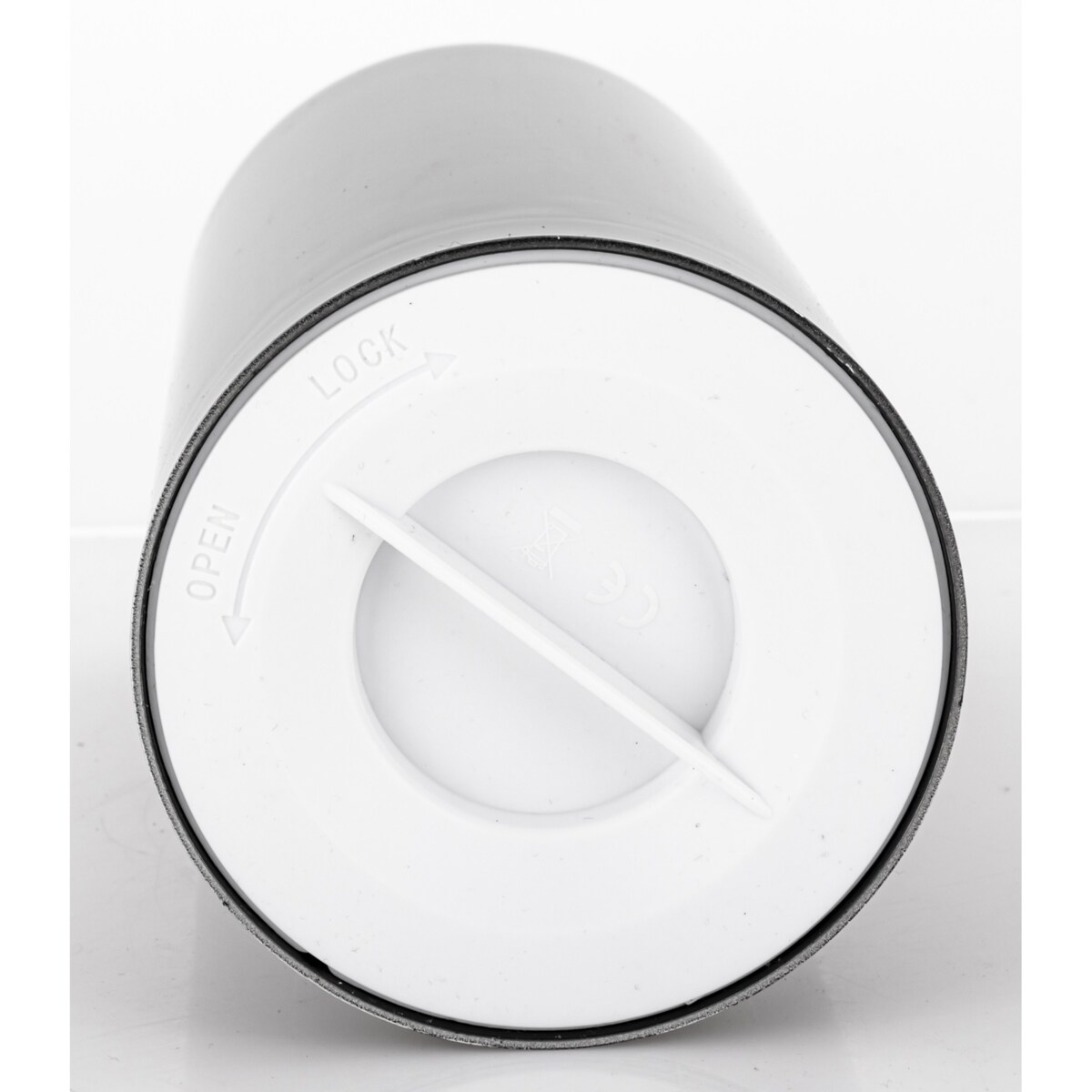 Świeca LED z tworzywa sztucznego Timer 22x10x10 cm BATTI-2 big czarna
