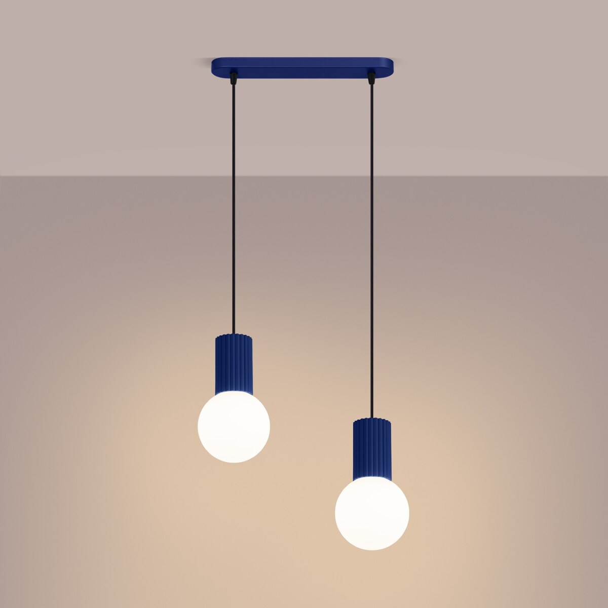 Lampa wisząca HALO 2L ultramaryna