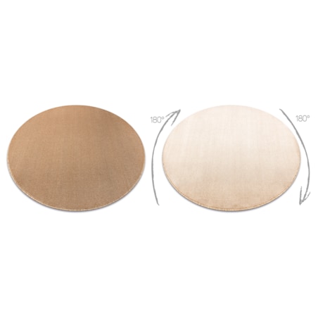 Dywan koło SEDUCTION beż 41 miękka, koło 150 cm