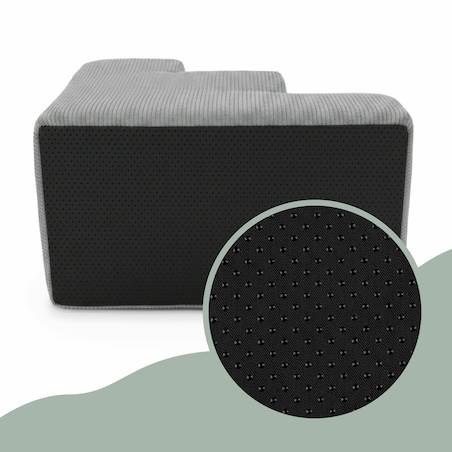 Schodki dla psa kota szare 3 stopniowe