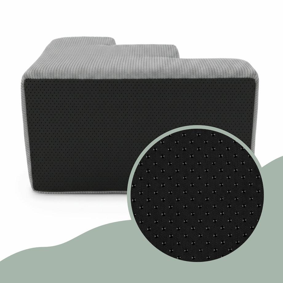 Schodki dla psa kota szare 3 stopniowe