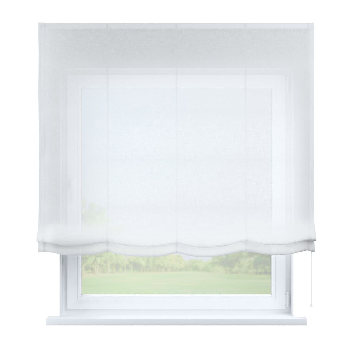 Roleta rzymska Wenecja 100x170 prześwitująca ecru