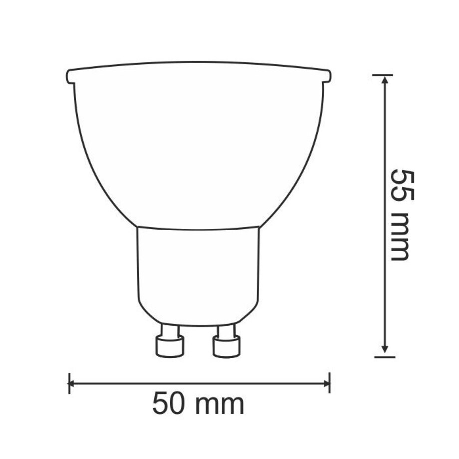 Żarówka LED 209849 Polux GU10 reflektor 3,5W 250lm 230V biała zimna