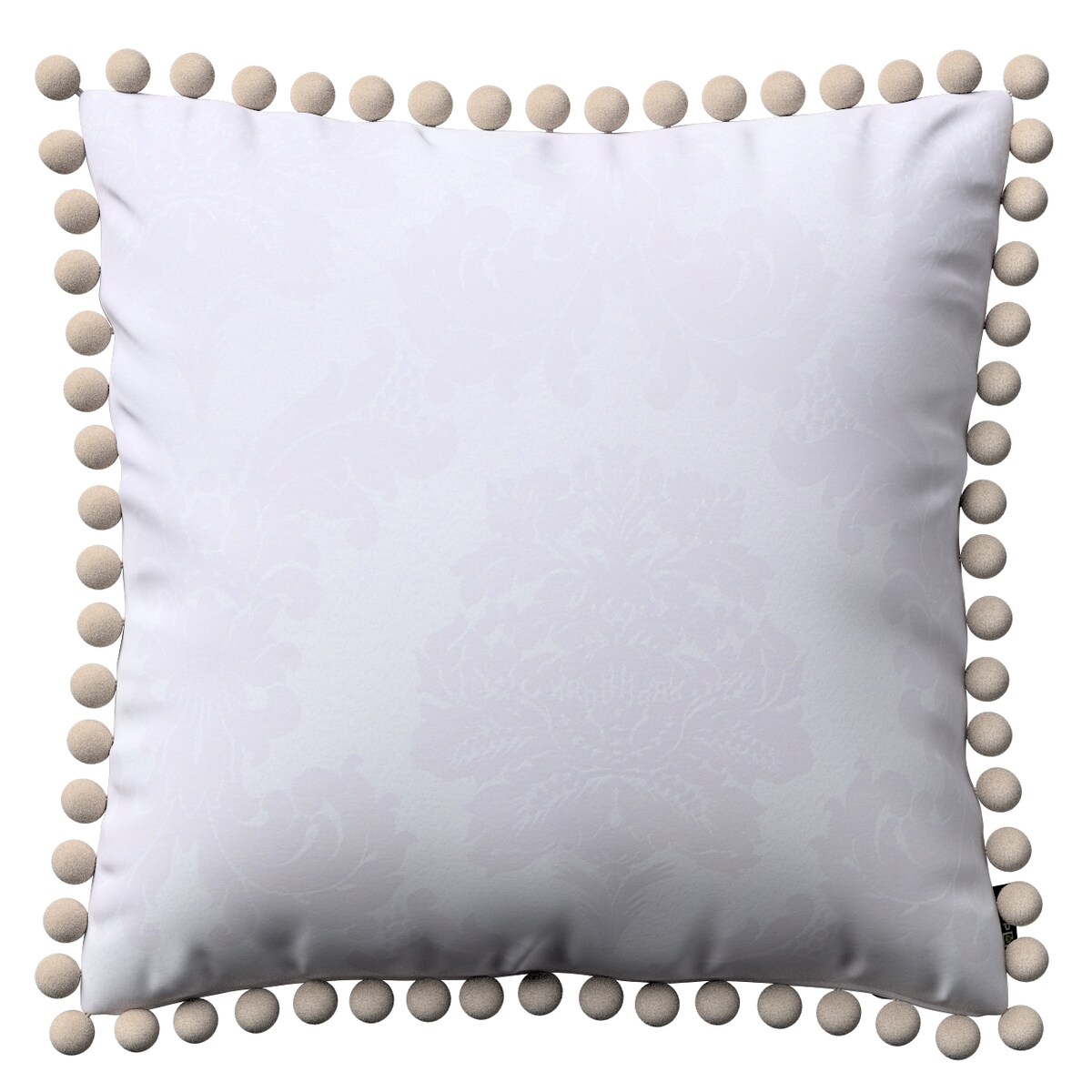 Poszewka Wera na poduszkę 45x45 liście akantu na białym tle