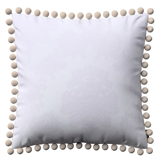 Poszewka Wera na poduszkę 45x45 liście akantu na białym tle