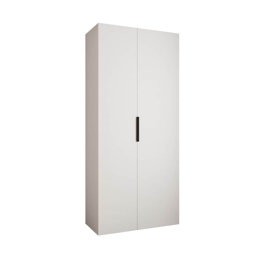 Szafa dwudrzwiowa Como 4 110 gł.40 biały+czarny