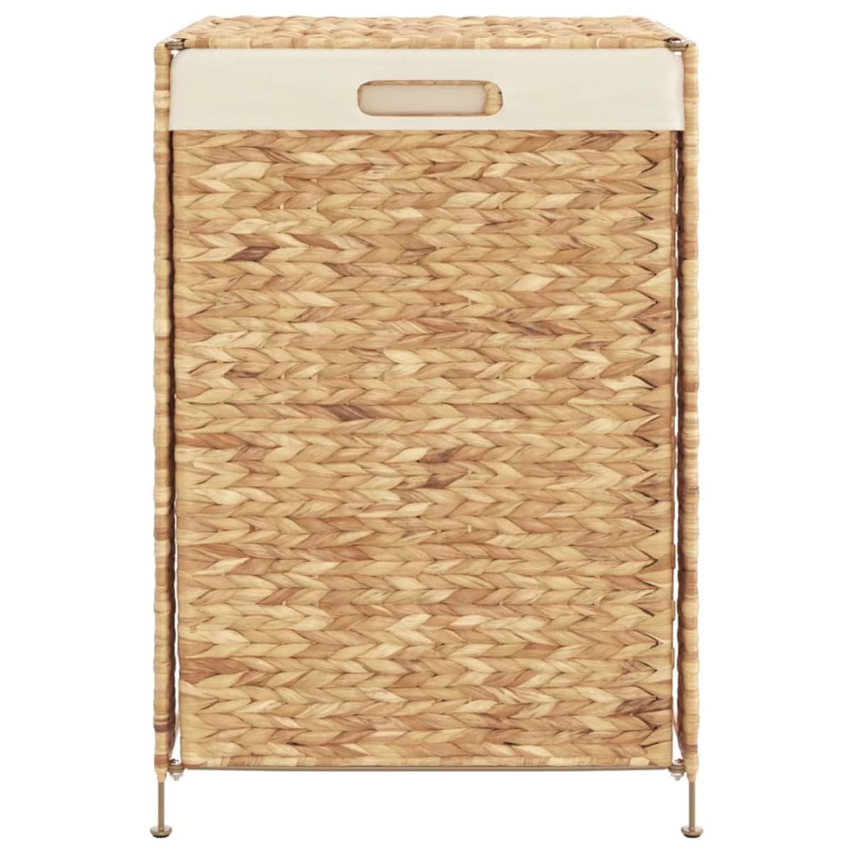 vidaXL Kosz na pranie, 44x34x64 cm, hiacynt wodny