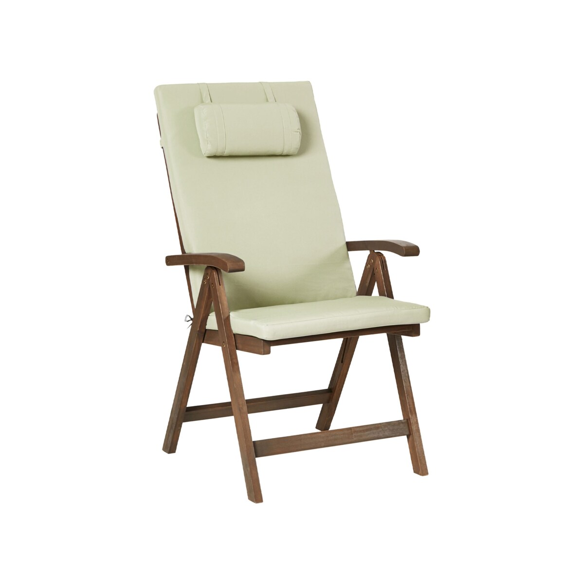 Zestaw ogrodowy dla 6 osób AMANTEA PREMIUM Drewno akacjowe Zielony