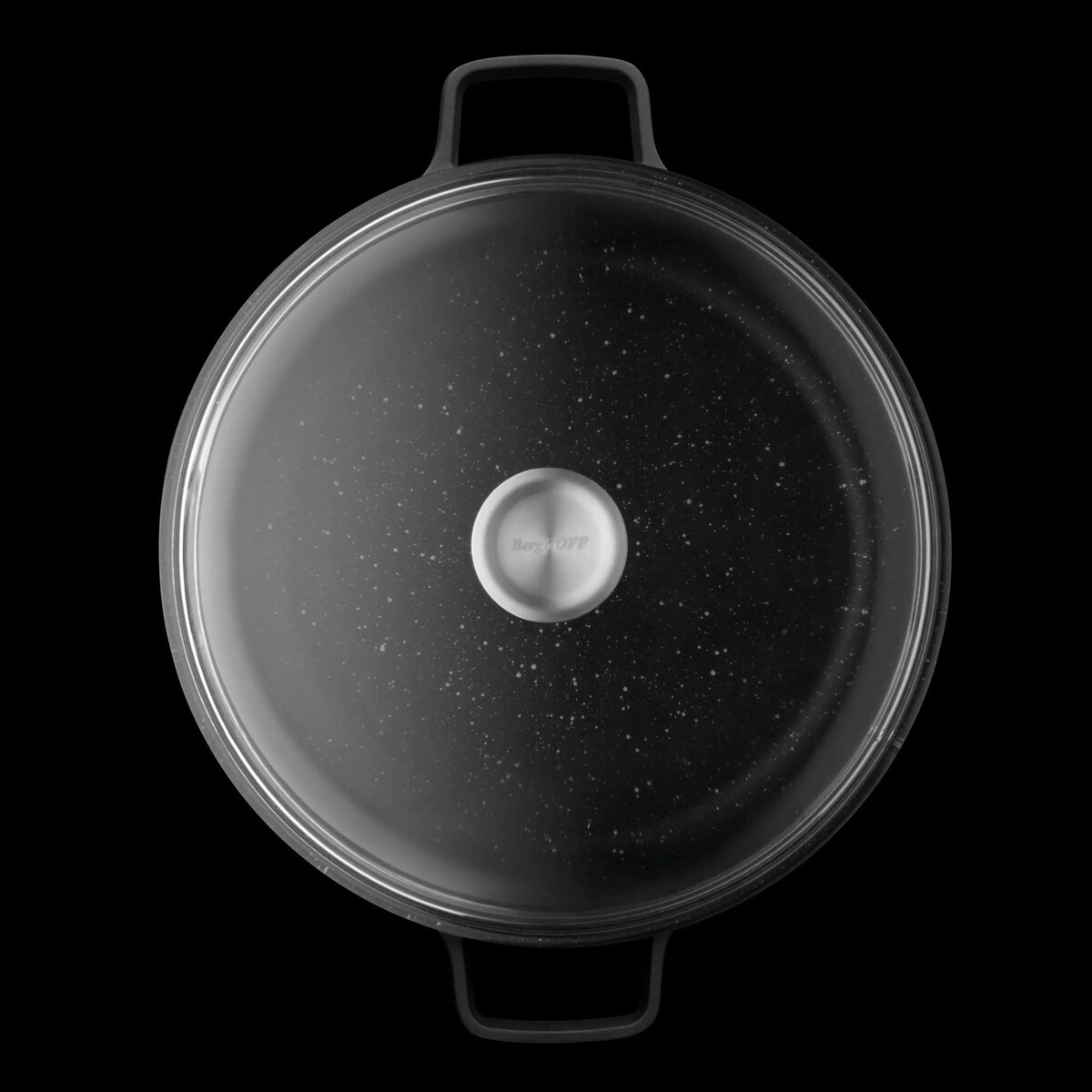 Garnek aluminiowy z pokrywką GEM 28cm z pełnym dnem na indukcję BergHOFF