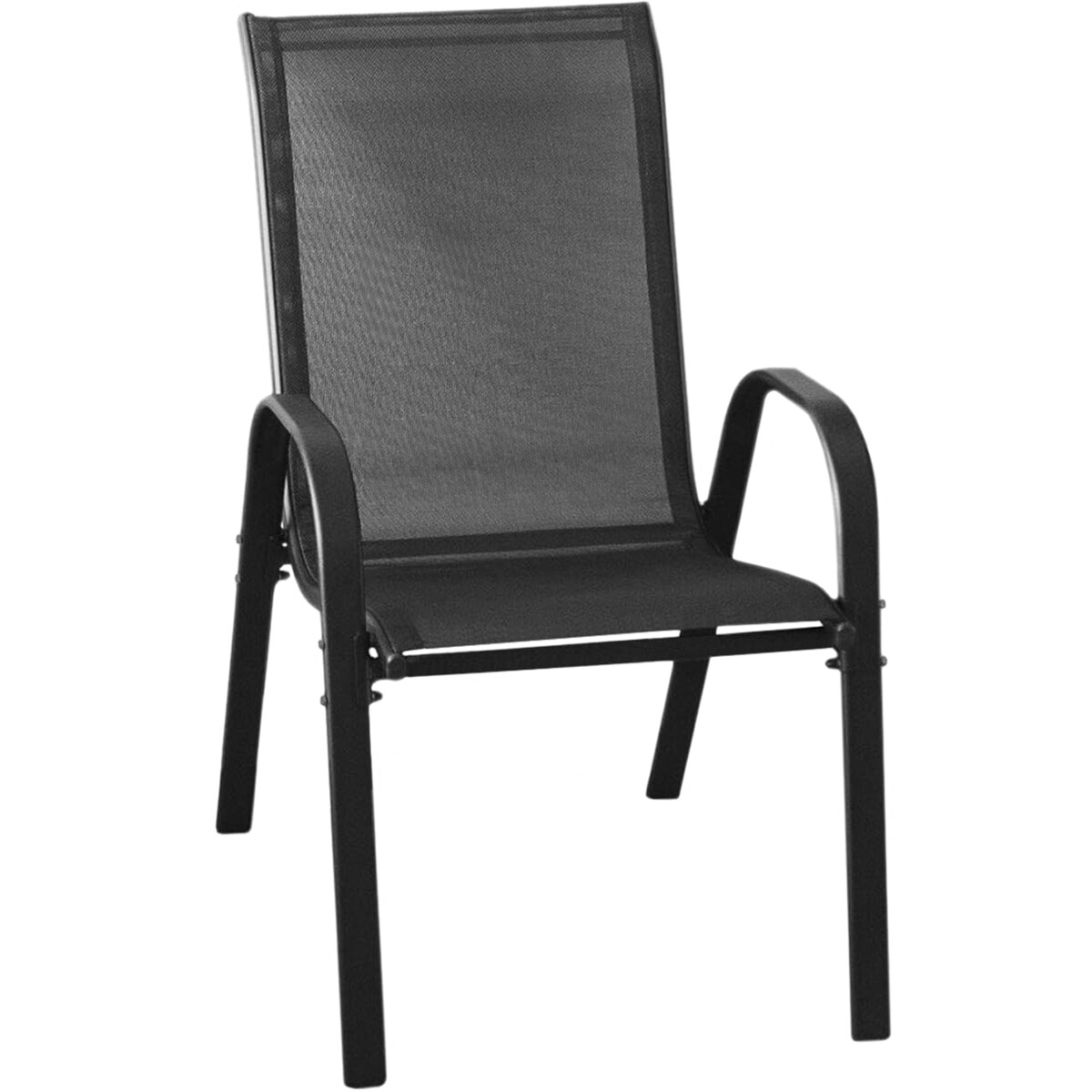 Stół Kwadrat Island 70Cm + 4X Krzesło Sofia Czarne