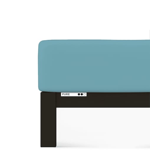 Prześcieradło Schlafgut Pure Baby Uniwersalny Petrol Mid 467