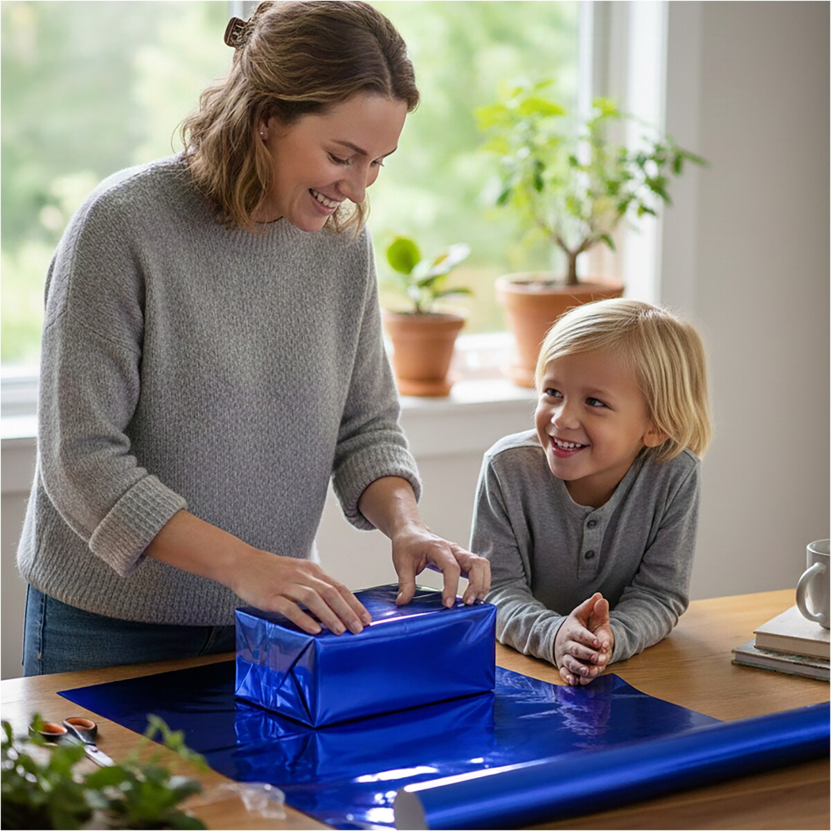 Papier do pakowania prezentów 25 METRÓW MEGAROLKA Urodzinowy Do Paczek Ozdobny