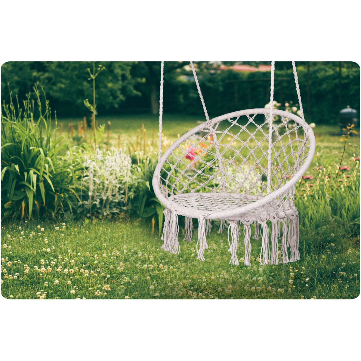 Huśtawka ogrodowa fotel bocianie gniazdo Sofotel Boho beżowy