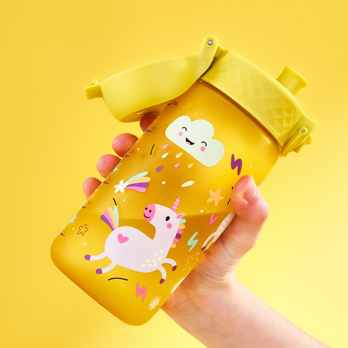 Butelka ION8 I8RF350PYUNI Unicorns (Yellow)