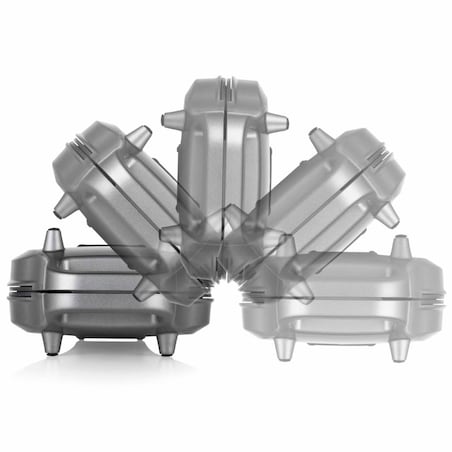 Princess Gofrownica do gofrów bąbelkowych, 700 W, czarna