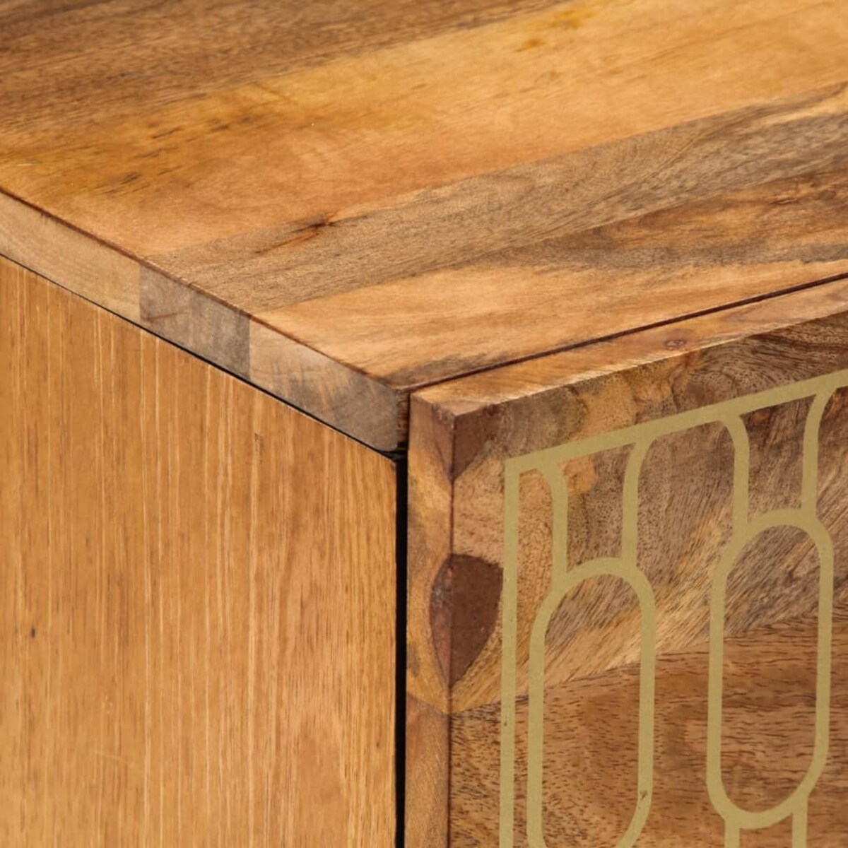 vidaXL Szafka nocna, 50x33x62 cm, lite drewno mango