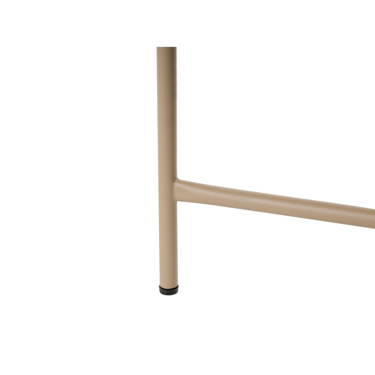 Stolik bistro OVARO 50 cm Metal Beżowy