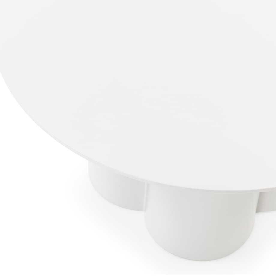 Stolik kawowy MDF szaro-beżowy 80 cm Valli