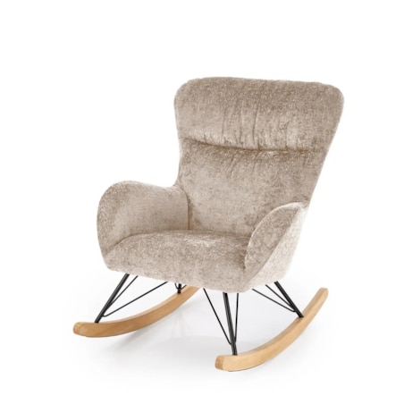 Fotel bujany CASTRO beżowy