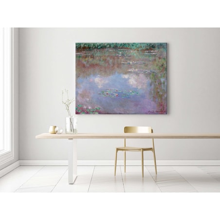 obraz na płótnie Lilie Wodne Claude Monet 50cm x 70cm