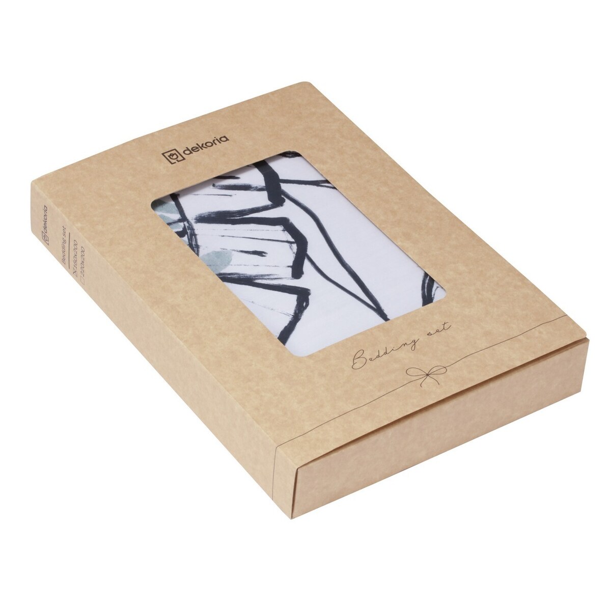 Komplet pościeli bawełnianej Monstera Leaves 160x200cm, 160 x 200 cm