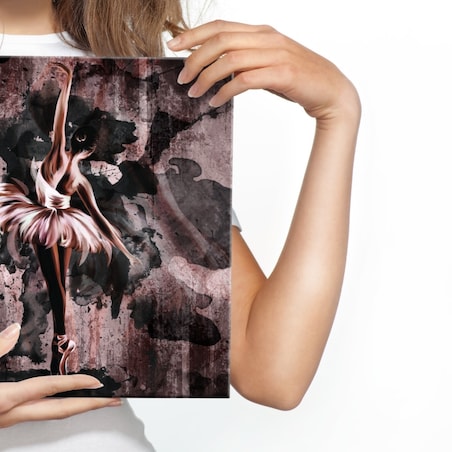 Obraz Ścienny BALETNICA Abstrakcja Sztuka 60x60cm