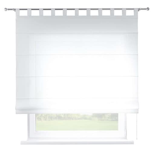 Roleta rzymska Verona 120x160 prześwitująca, biała