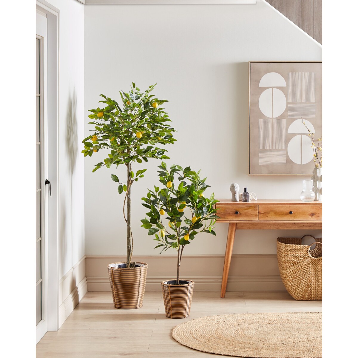 Sztuczna roślina LEMON TREE 105 cm Zielony