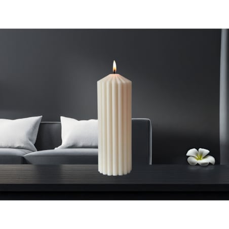 Świeca sojowa dekoracyjna Lamele duża