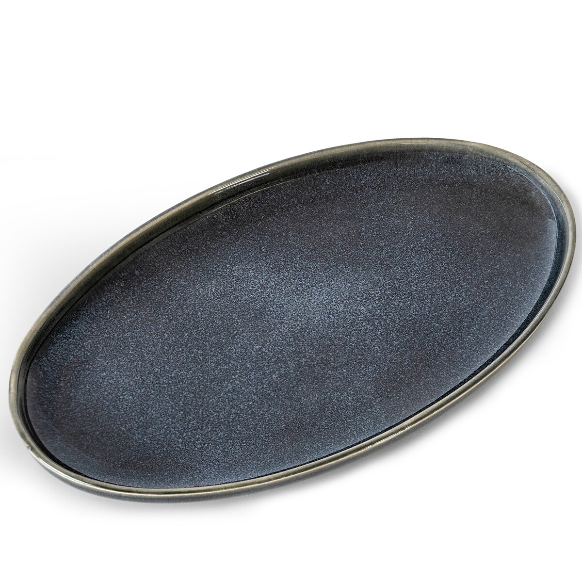 EDA Zestaw półmisków (2 szt.), niebieski/szary/beżowy