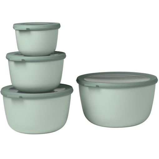 Zestaw 4 misek Cirqula okrągła 500 1000 2000 3000 ml Nordic Jade 106233094700