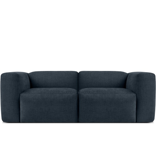 KONSIMO BUFFO 2-osobowa sofa z niezwykle miękkim i wygodnym siedziskiem, kolor ciemny niebieski