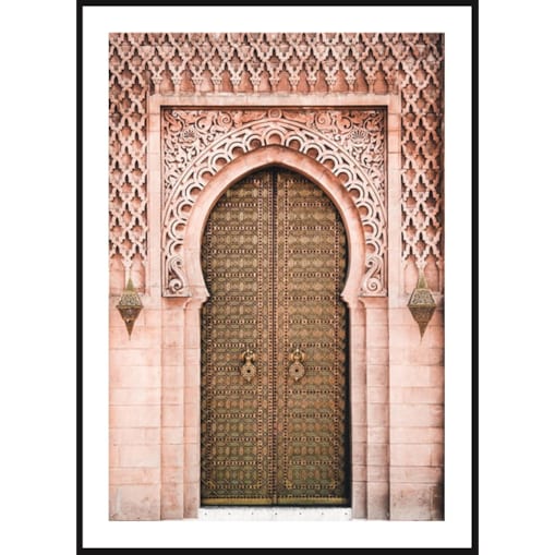 Poster Story, Plakat, Obraz - Różowa Brama w Marrakeszu, wymiary 60 x 84 cm