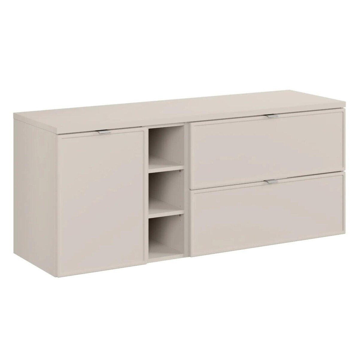 Szafka pod umywalkę nablatową BELLA CASHMERE 80cm kaszmir - zestaw z blatem 140cm