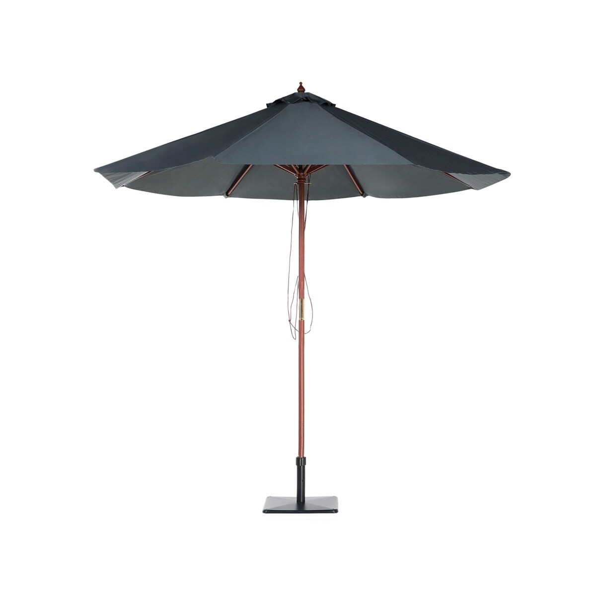 Parasol ogrodowy ⌀ 270 cm szary TOSCANA