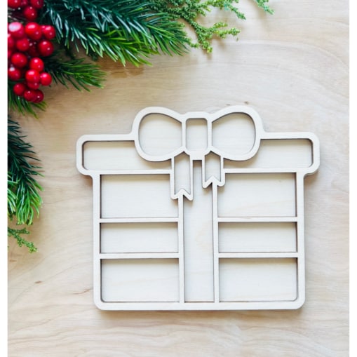 Wysypywanka sensoryczna PREZENT drewniana