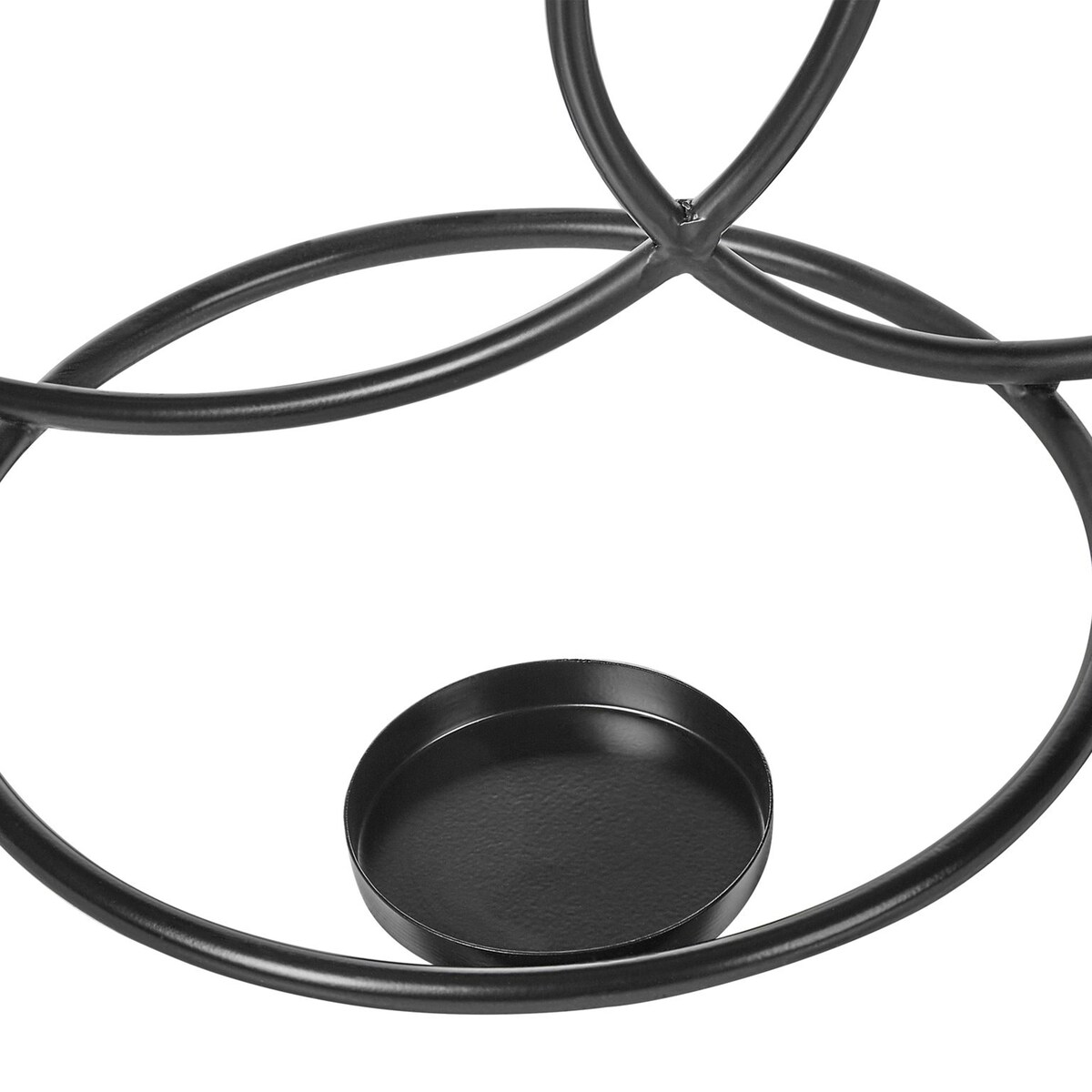 Świecznik CAKUNG Metal 33 cm Czarny