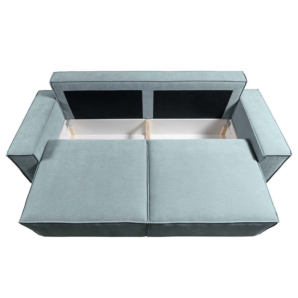 Melow 3-osobowa rozkładana sofa - jasnoniebieska