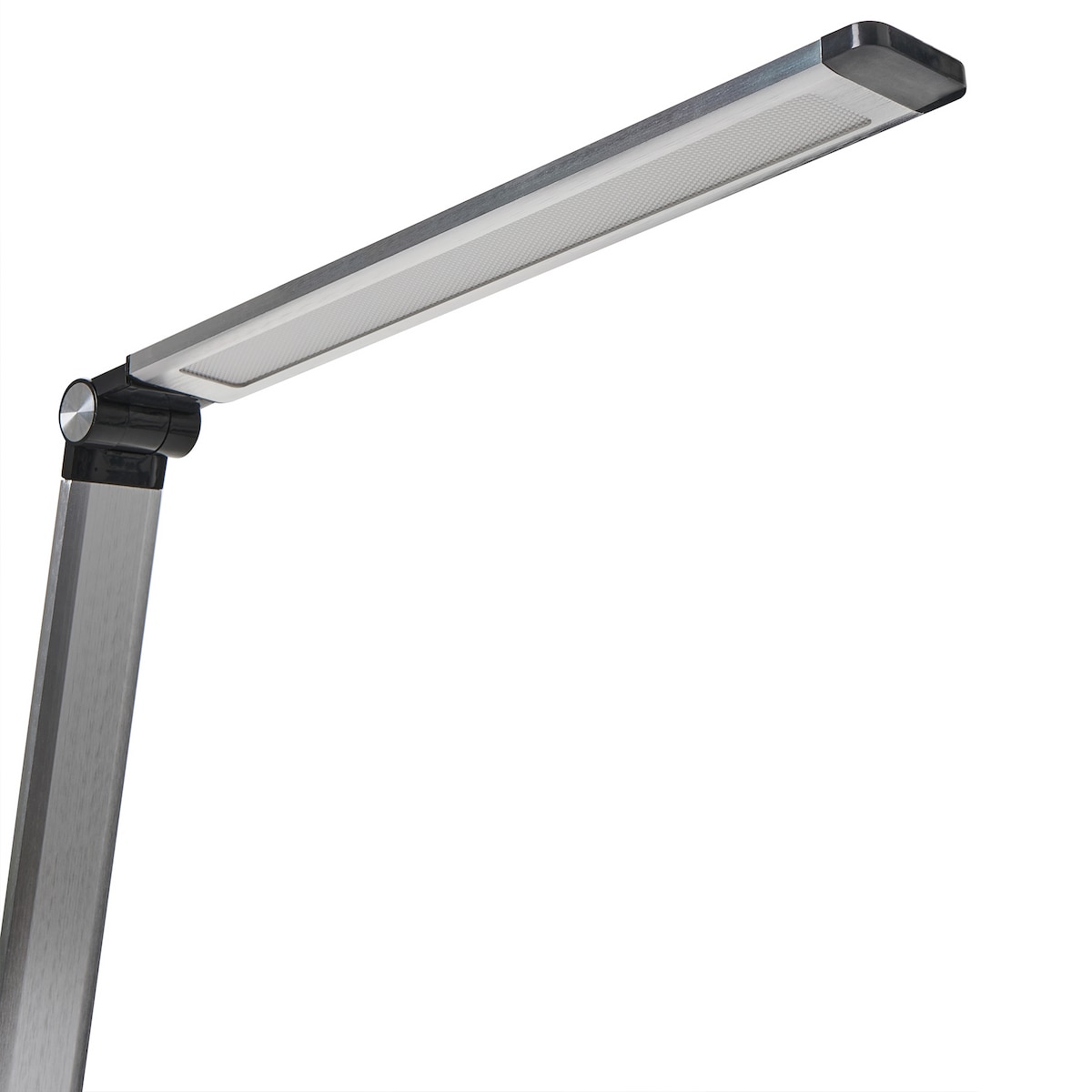 Lampa biurkowa LED ENIF Z ładowarką indukcyjną Srebrny