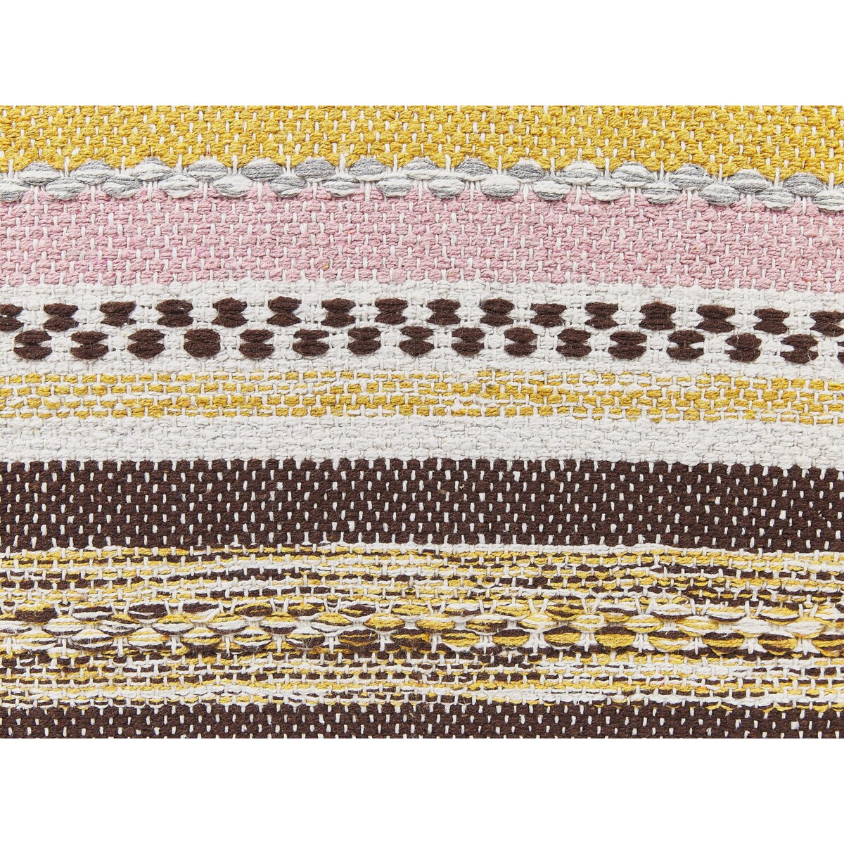 Poduszka podłogowa bawełniana 60 x 60 x 12 cm wielokolorowa MAPLE