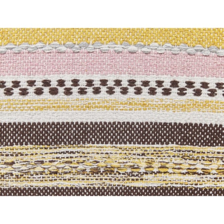 Poduszka podłogowa bawełniana 60 x 60 x 12 cm wielokolorowa MAPLE